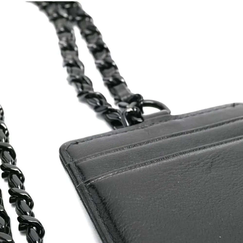 MCM Chain Card Case in Cloud Quilted Leather New original box and dust bag